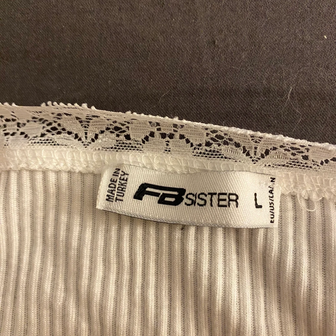 vit v ringat linne - 90