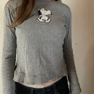 Grå tröja med tryck från H&M - Stl S/XS 40+ frakt