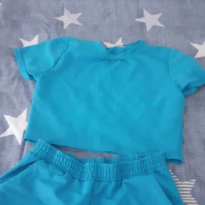 Set  - Blå Pyjamas/mjukis set 