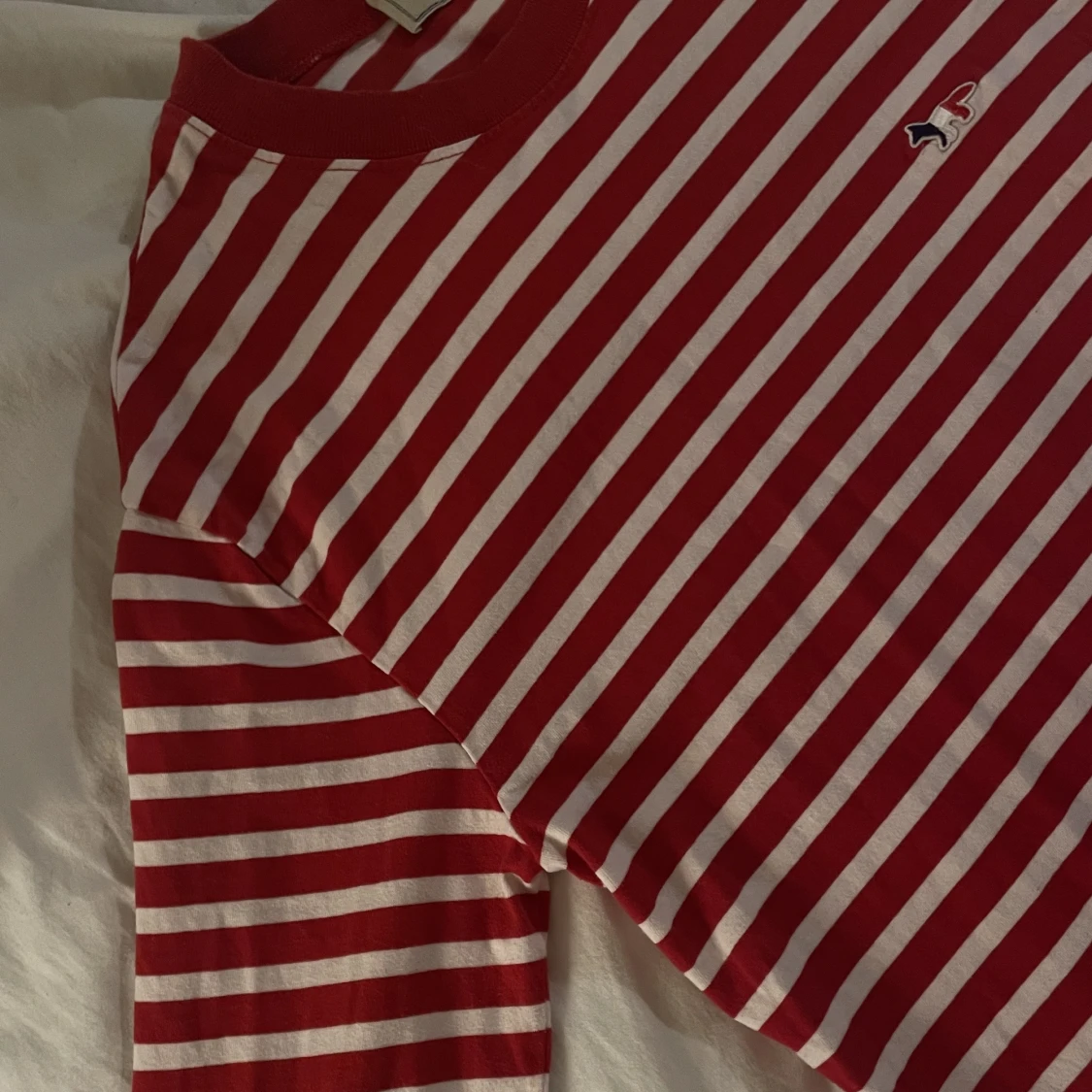 Långärmad randig t-shirt - 90