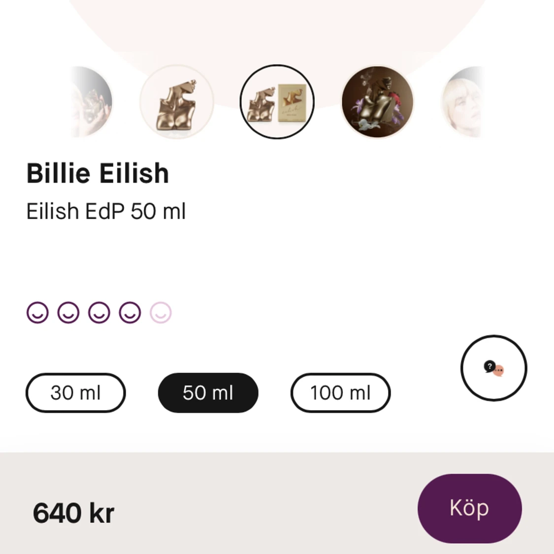 Billie Eilish parfym 50ml (HELT NY) - 90