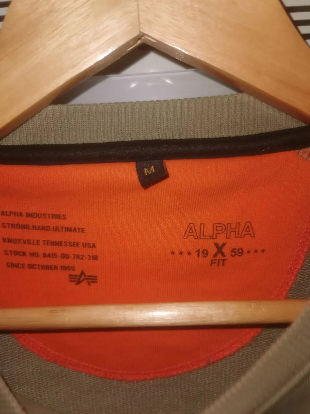 Alpha Industries sweatshirt  Size M-L Condition 10/10. Hoodies.