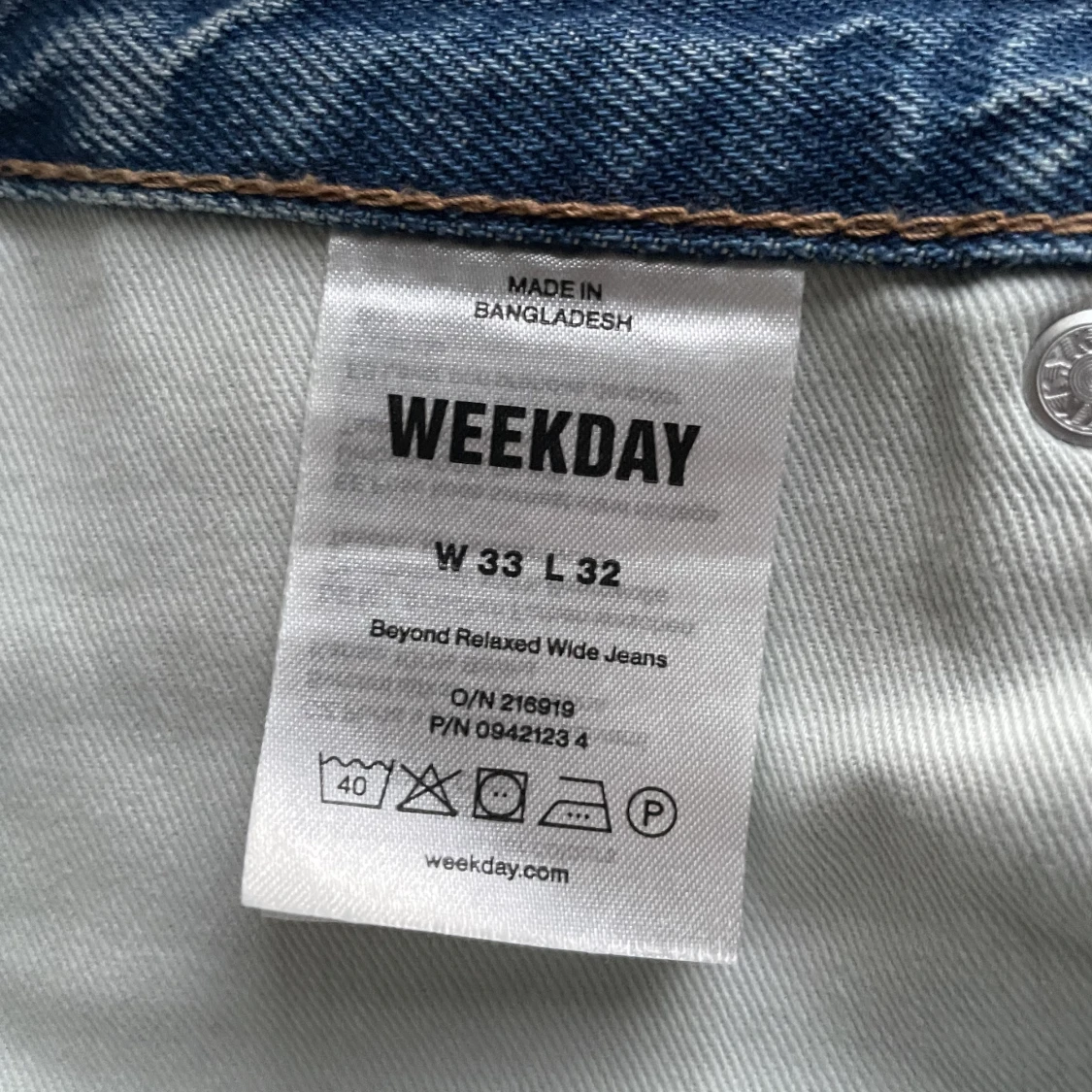 Weekday beyond relaxed wide jeans - 91