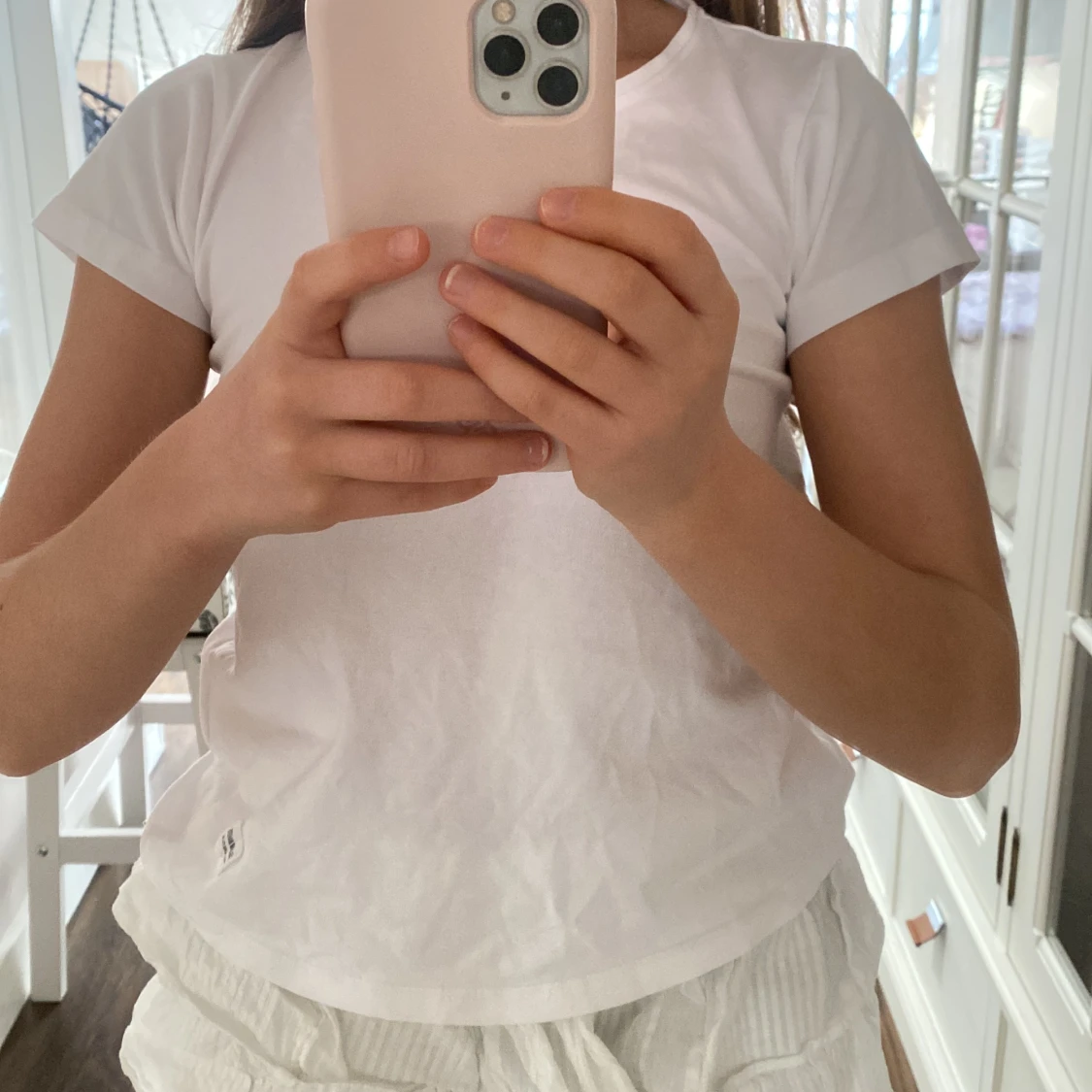 Basic vit t-shirt - 91