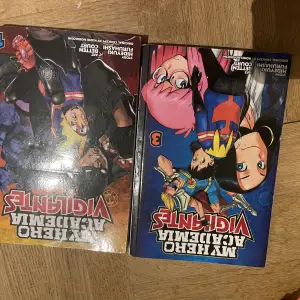 Selling two mha mangas in good shape and also the 1 and 3 mha villans. 50 ish per manga we can talk about prices