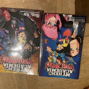 Manga - Selling two mha mangas in good shape and also the 1 and 3 mha villans. 50 ish per manga we can talk about prices