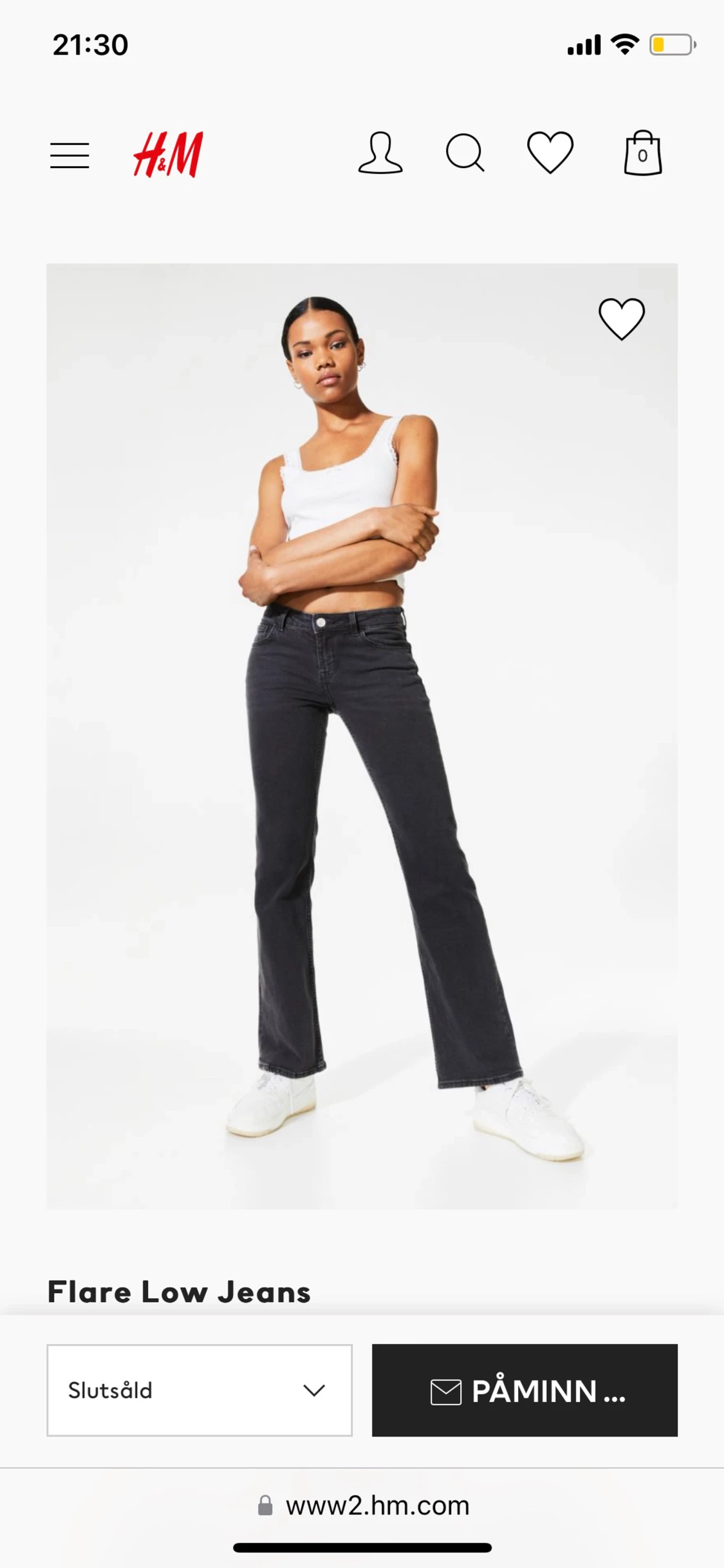 Lågmidjade jeans - 90