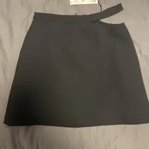 Säljer min snygga zara kjol då den inte kommit till användning(priset kan diskuteras)🖤