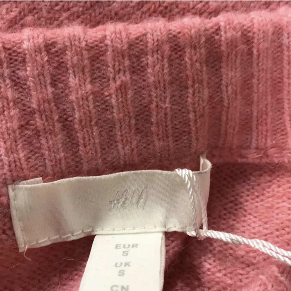 rosa stickad tröja HM - 91