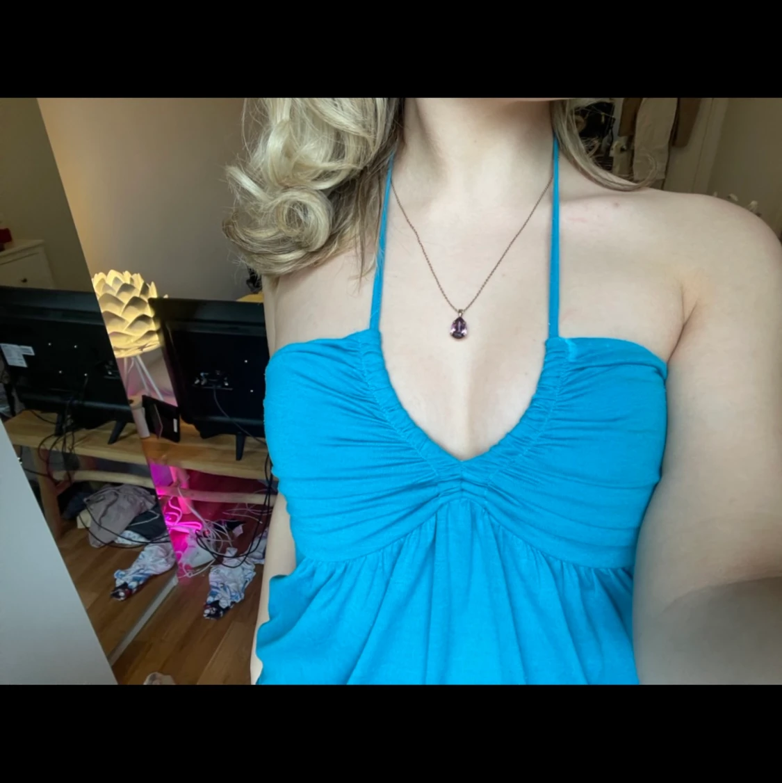 Halterneck topp - 90