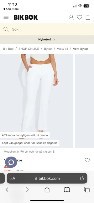 Kostym byxor  - Jättefina! Lågmidjadd sitter så fint! 