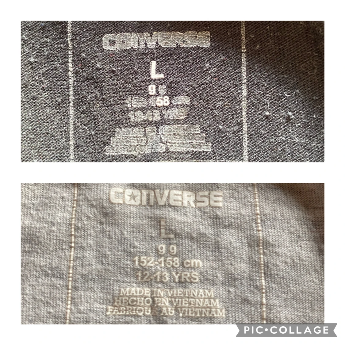 Två olika Converse T-shirts  - 91