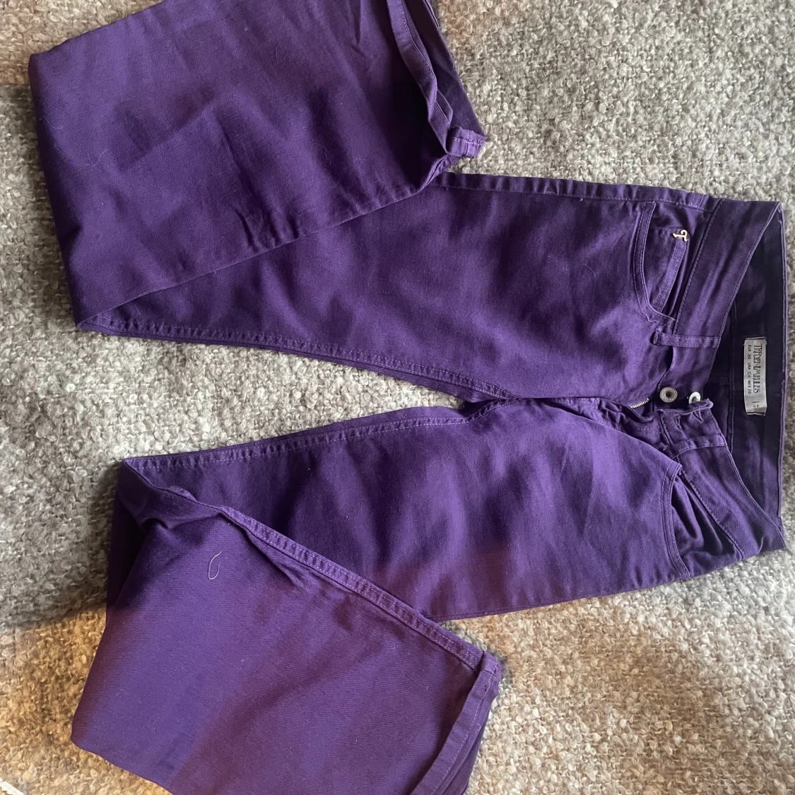 Lågmidjade vintage jeans