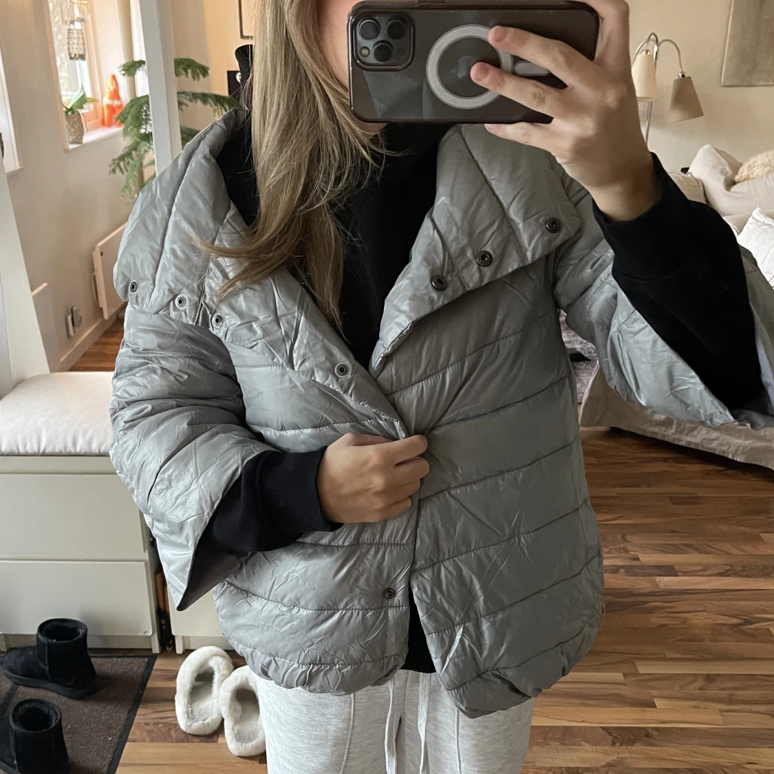 trekvartsärm jacka  - 90