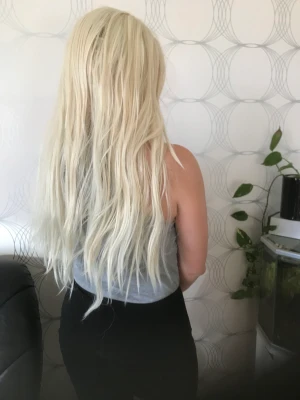 Peruk/löshår  - Lång blond peruk/löshår av syntet. 