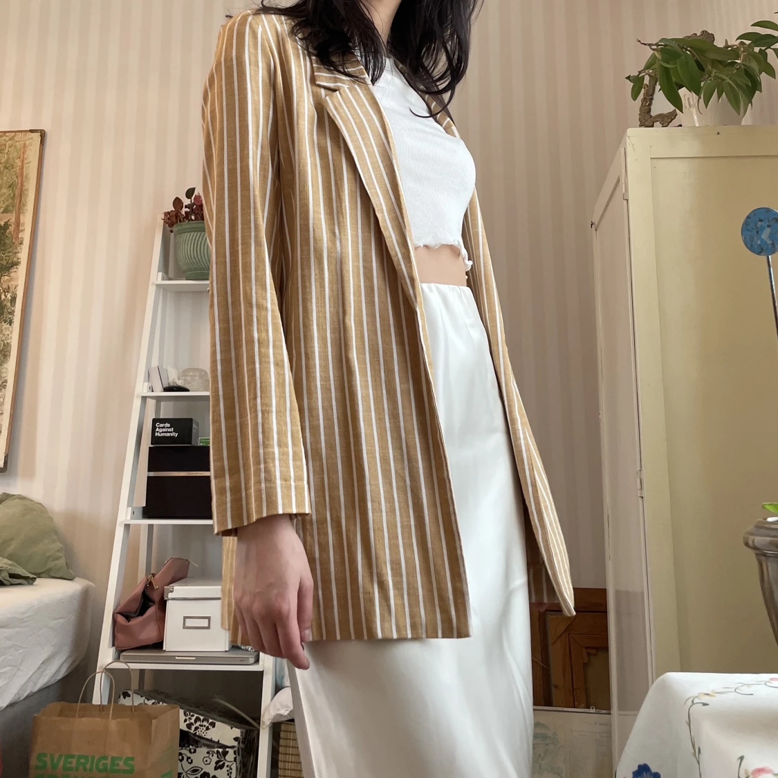 Sommar-Kavaj i linnetyg - 90