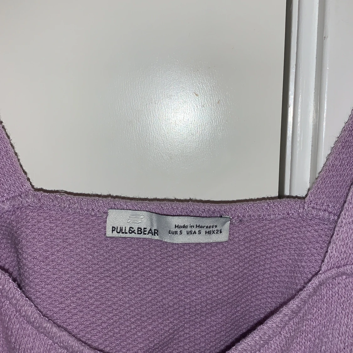 Lila crop top linne  - 91