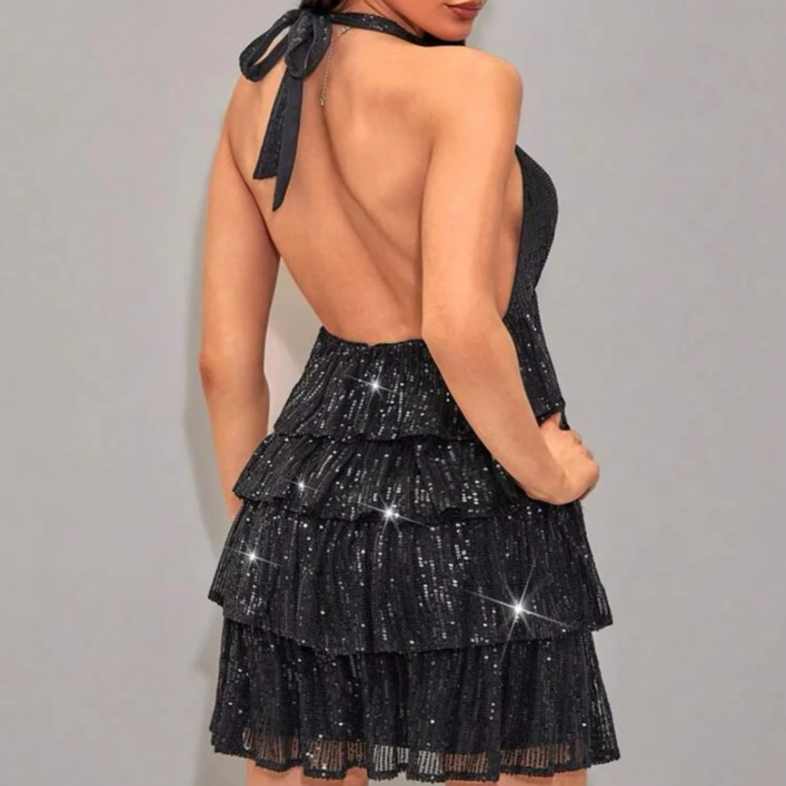 Glittrig klänning - 91