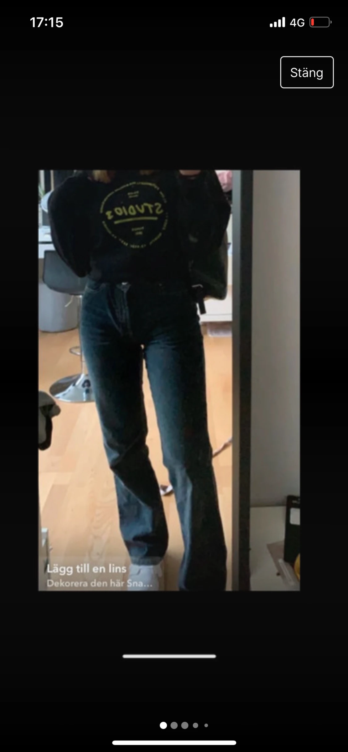 Lågmidjade jeans