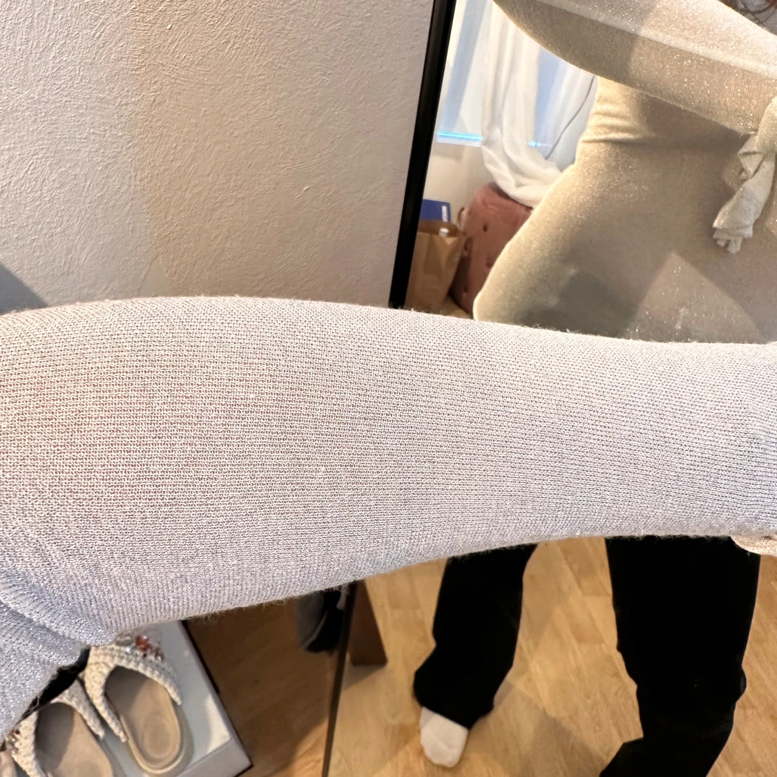 Glittrig volang topp - 92