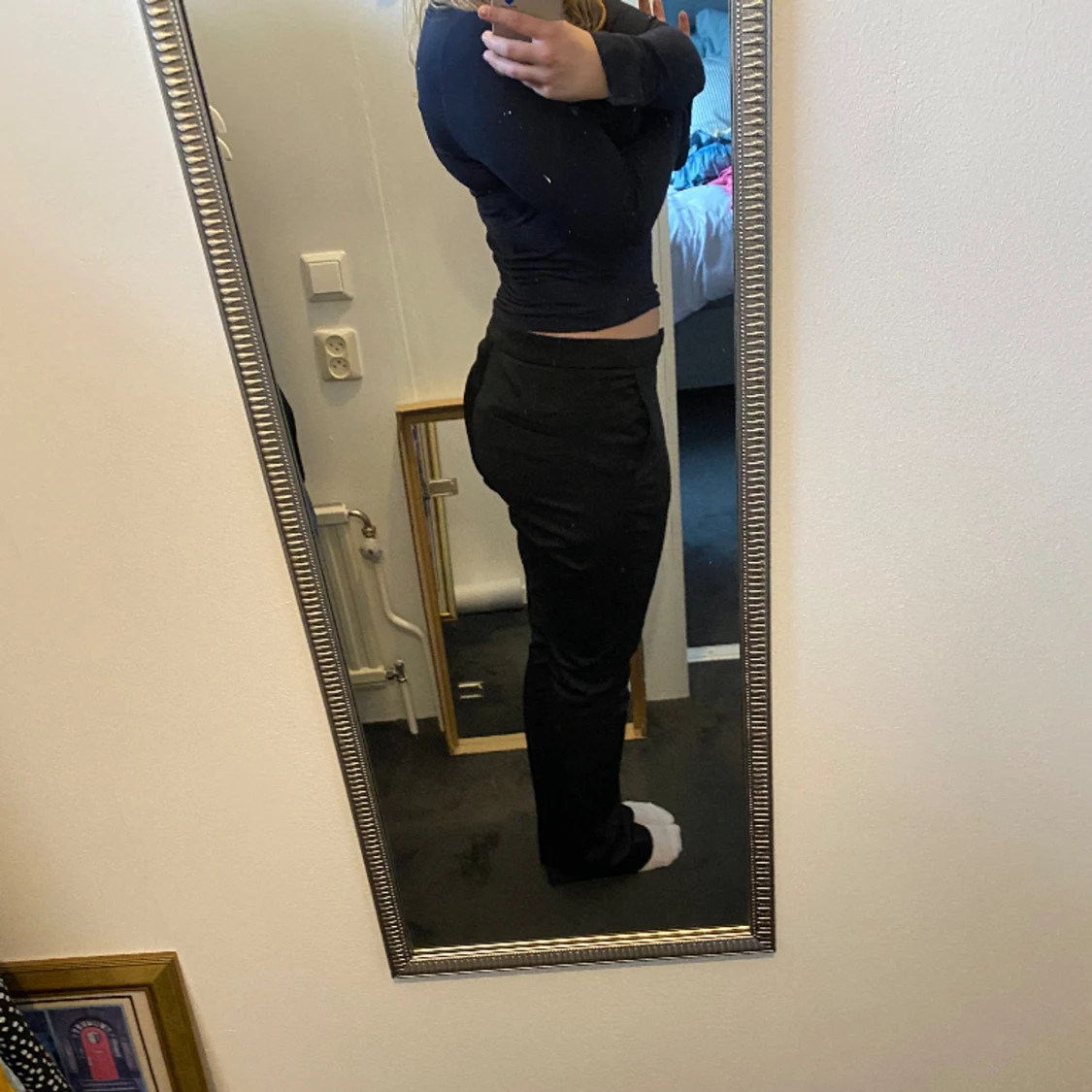 Lågmidgade kostymbyxor  - 2