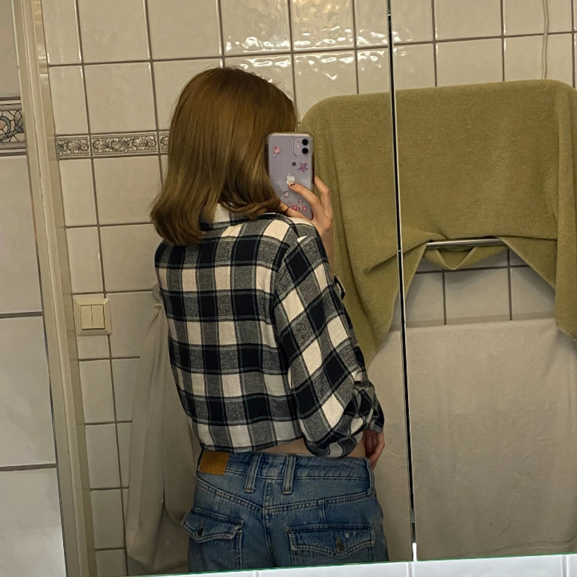 Croppad skjorta  - 90