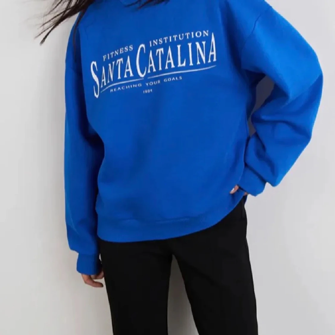 Blå sweatshirt  - 90