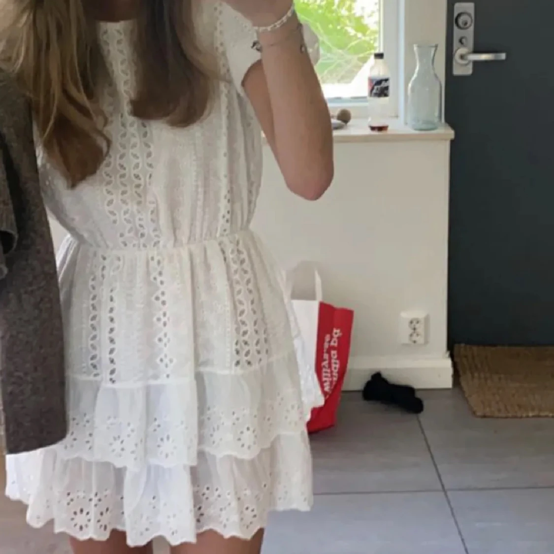 Vit klänning  - 92