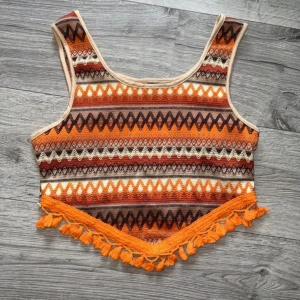 Sommar topp med fransar  - Oanvänd storlek M