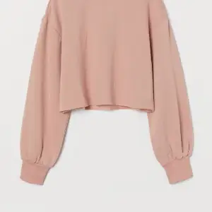 En rosa croppad sweatshirt från H&M. Använt fåtal gånger, så den äri mycket bra skick. I storlek XS!