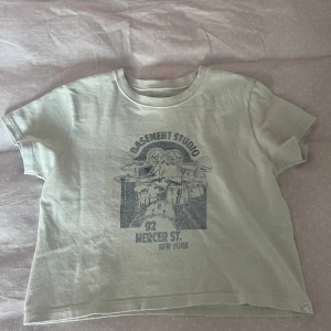 T-shirt Brandy Melville  - T-shirt från brandy Melville i superbra skick. Lite croppad modell. Använd gärna köp nu!💕