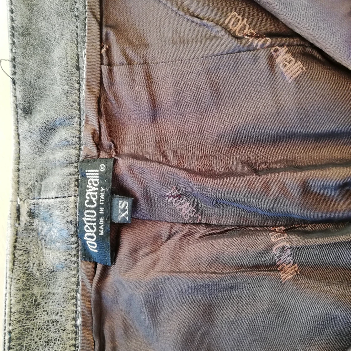 Skinnbyxor Roberto Cavalli Grå/brun melerade - 90