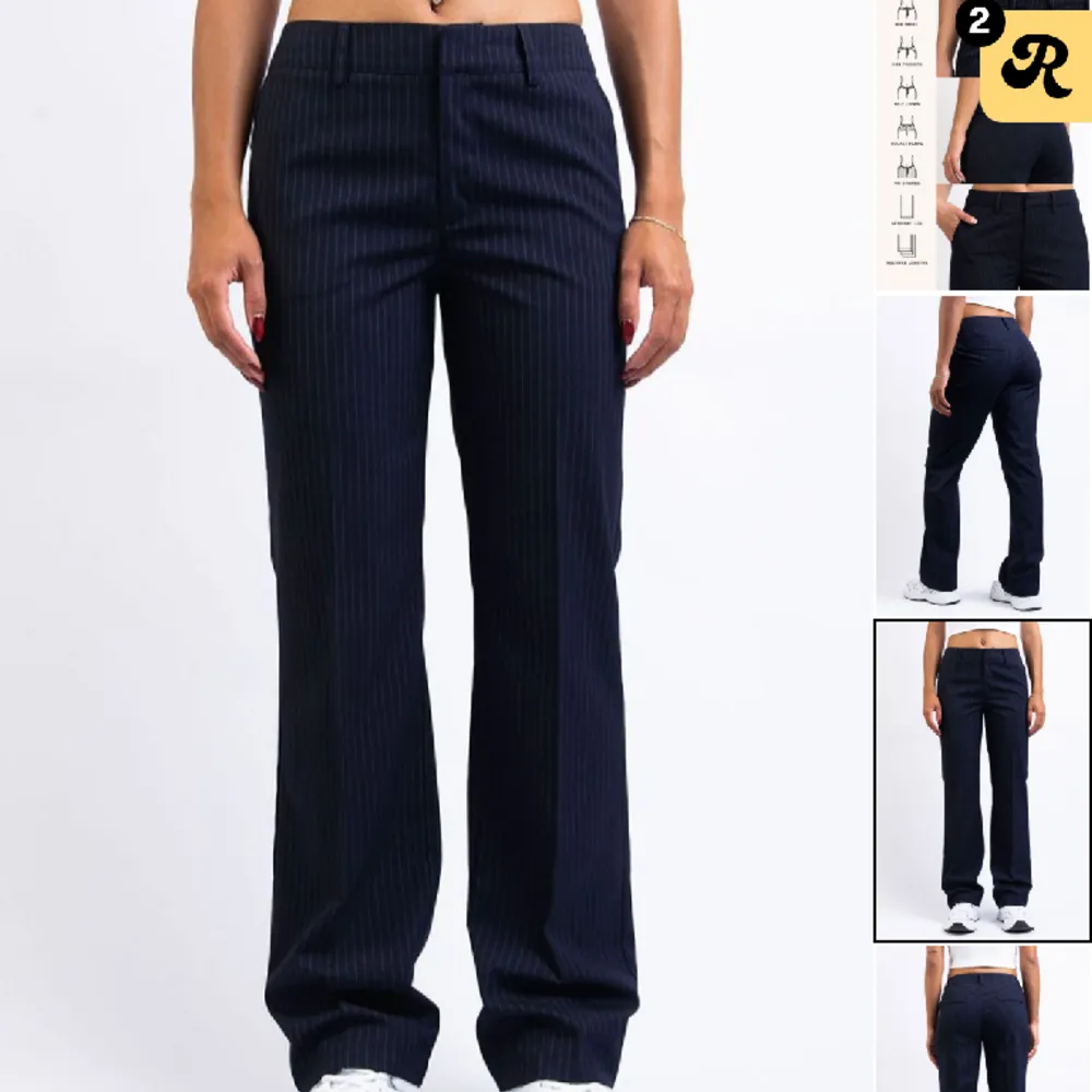 marinblå kostymbyxor från madlady som endast är testade. storlek 38 längd-regular priset kan diskuteras vid snabb affär . Jeans & Byxor.
