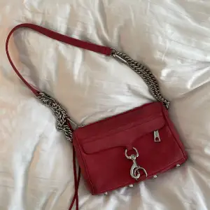 Röd mocca handväska från rebecca minkoff