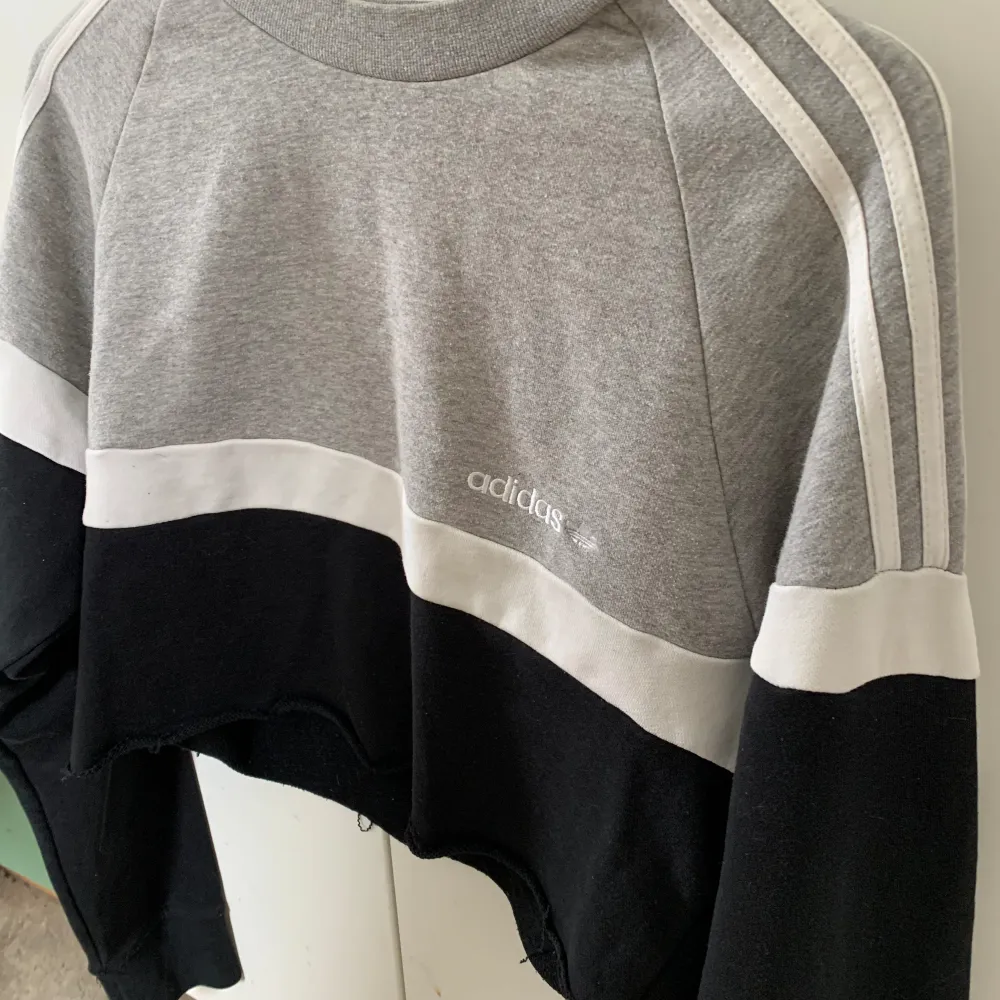 Adidas crop top sweatshirt Small . Hoodies.