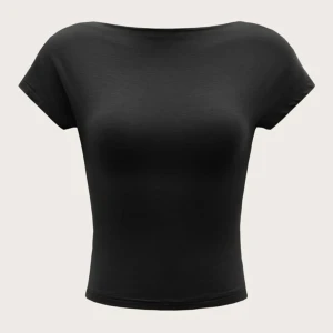 Topp - Rygglös svart topp, jättefin! 