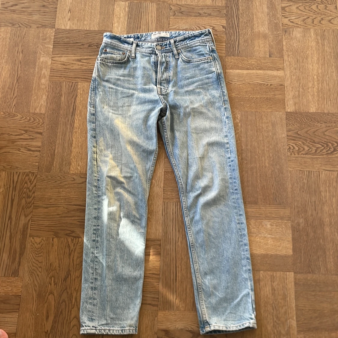 Blåa jeans