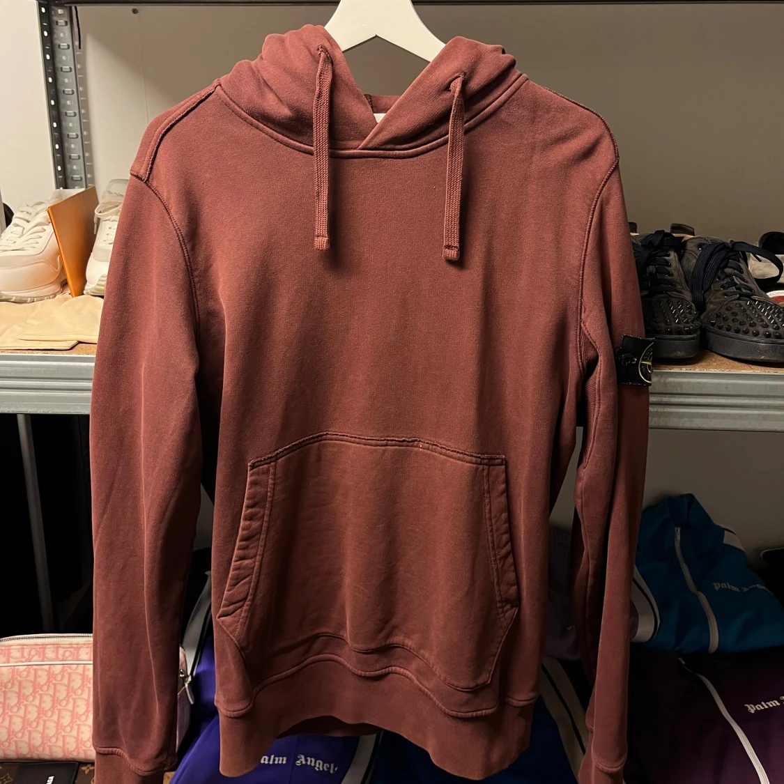 Stone Island Hoodie- Brown