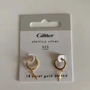 Säljer dessa fina helt oanvända örhängen som är guldplaterade!