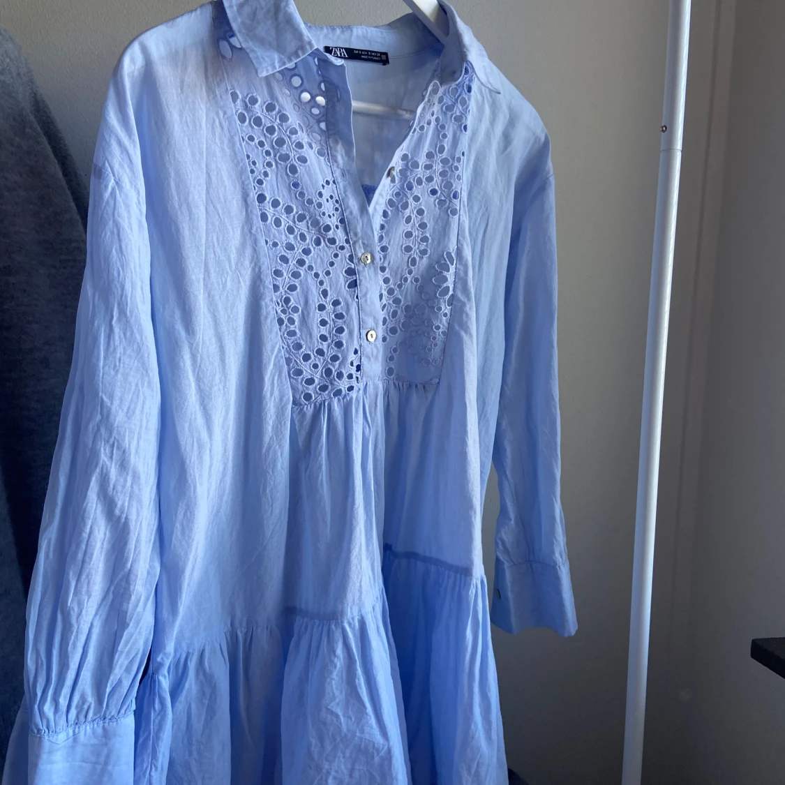 Blåa zara klänning  - 90