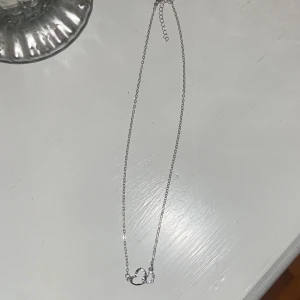 Silverhalsband med hjärtan - Ett jättefint halsband med hjärtan, aldrig använd. PRIS KAN DISKUTERAS!