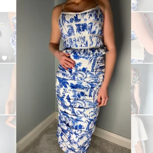 Klänning - Korsettklänning i nyskick. Använd en gång till ett bröllop. 