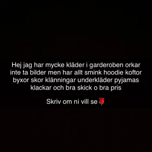Kläder  - Har olika storlekar från xs  till M bra kläder bra pris 
