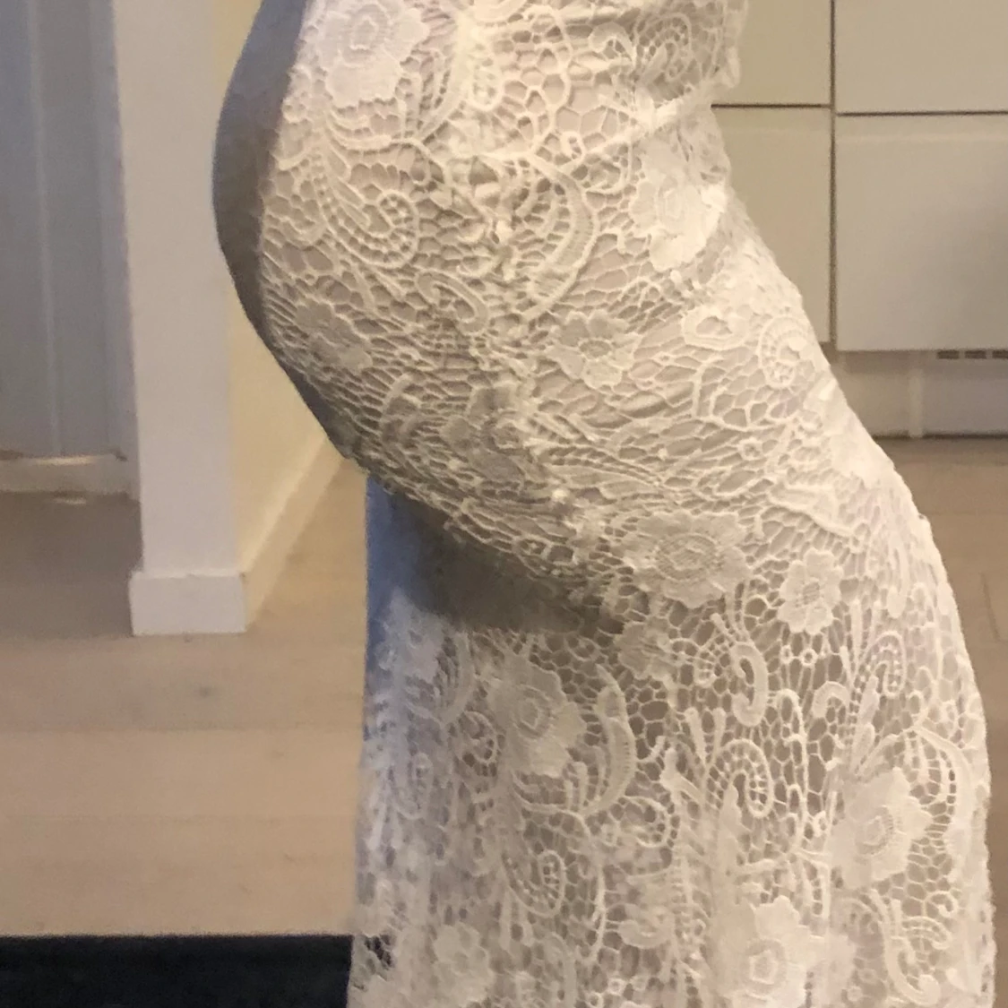 Vit sommarklänning/ studentklänning - 91