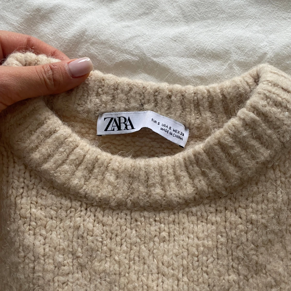 Zara beige tröja S - 91
