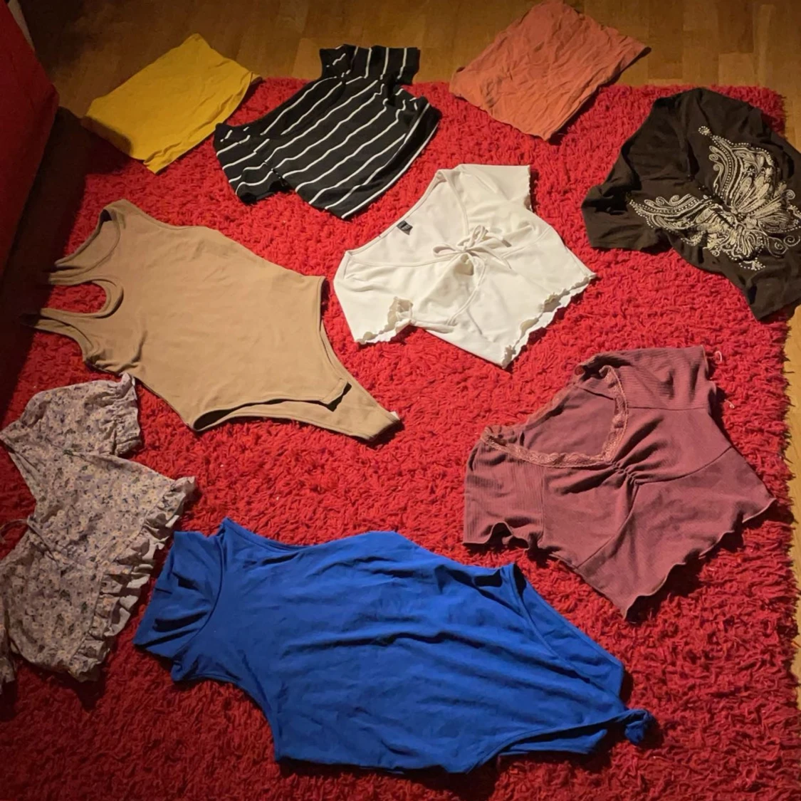 Paket med olika sommar toppar 