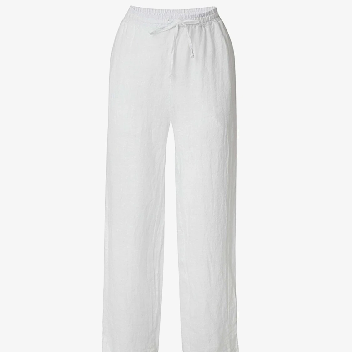 Vita linnebyxor  - 90