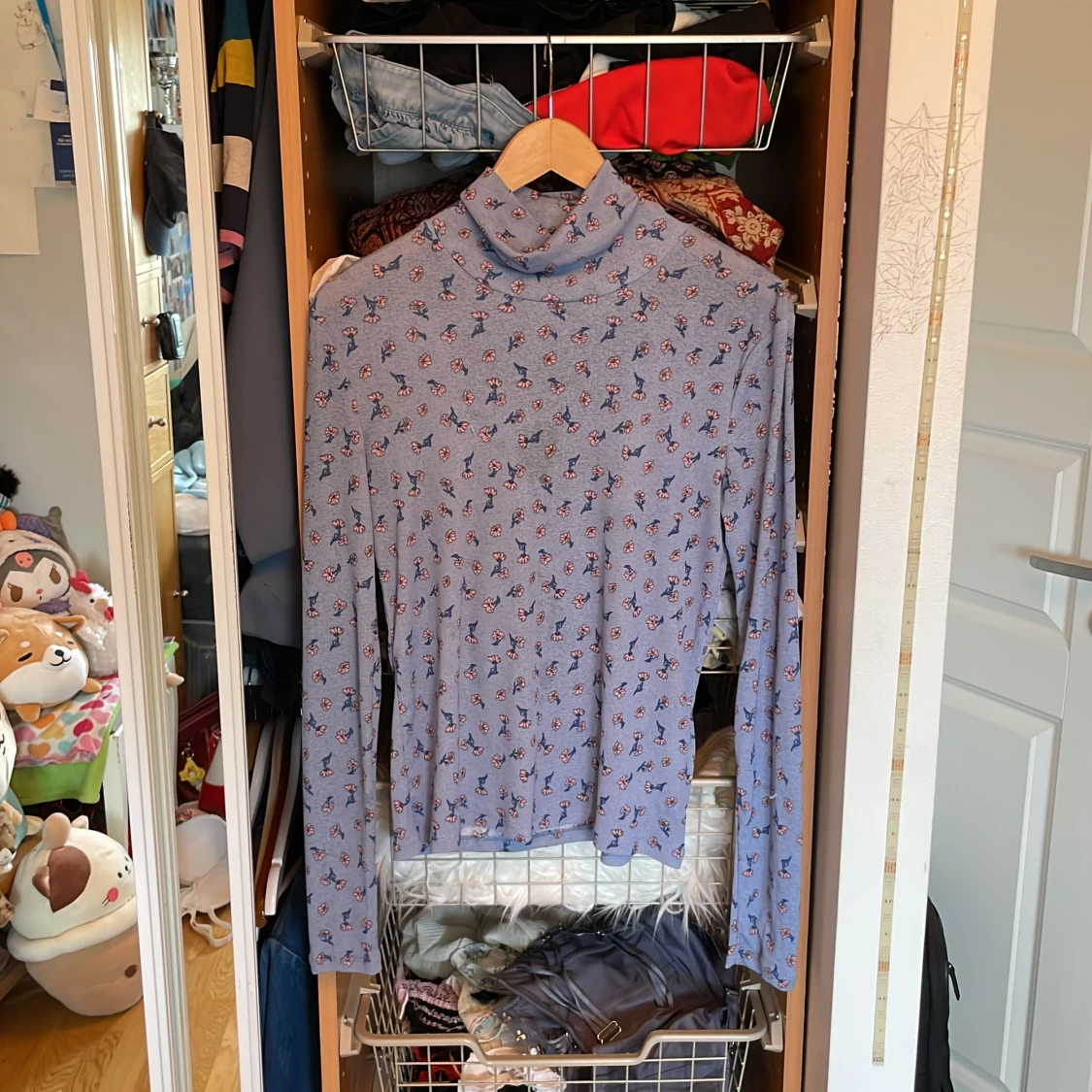 Lindex Flower Print Long Sleeve Shirt  - 90