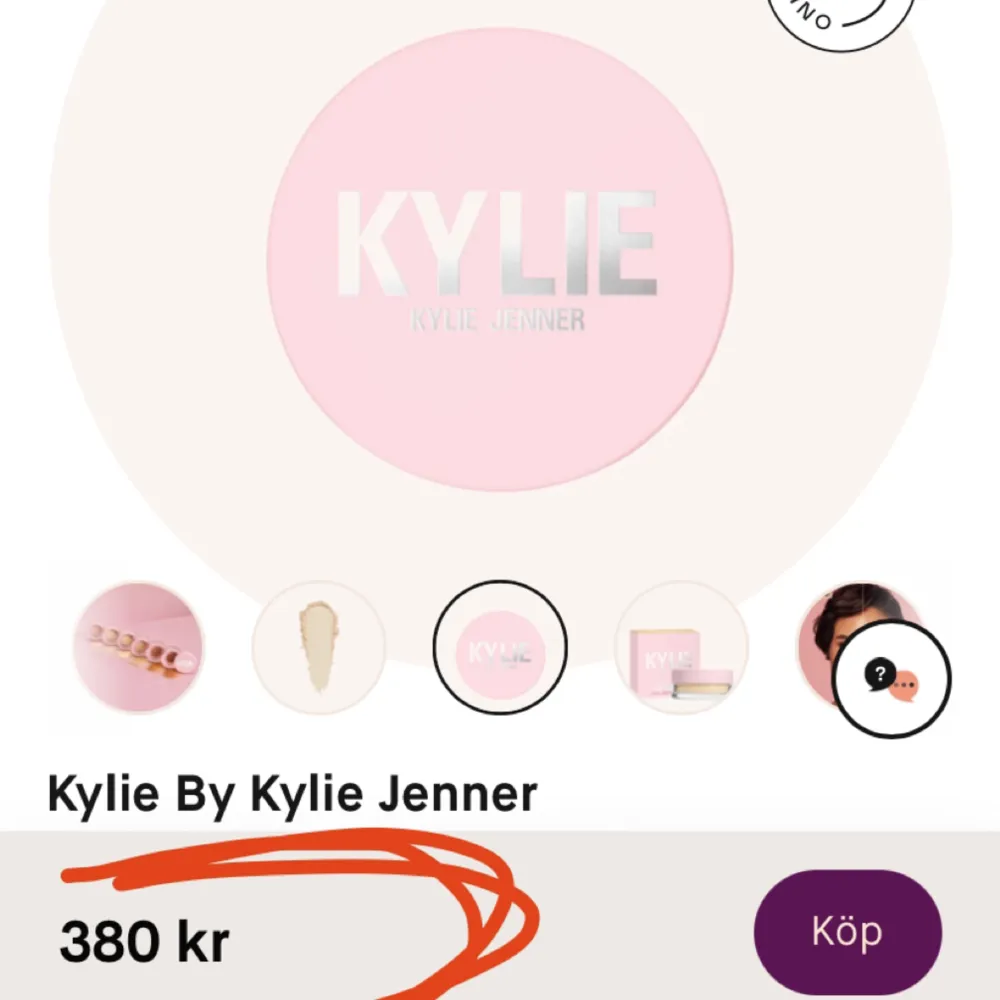 Oöppnad Kylie Jenner löspuder. Köpt för 380 säljer för 190. Skriv innan du köper så jag kan godkänna det 💕. Övrigt.