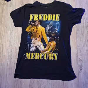 Svart Freddie Mercury t-shirt  Knappt andvänd  Nypris: 250kr
